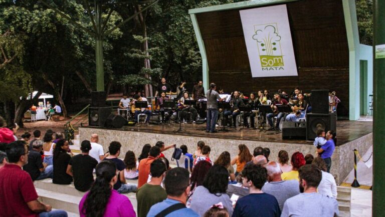 Big Band Jerimun Jazz no Parque das Dunas. Foto: Vitória Oliveira