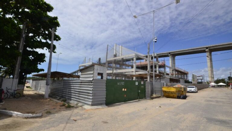 Construção do Complexo Turístico da Redinha acontece. Foto: José Aldenir/Agora RN