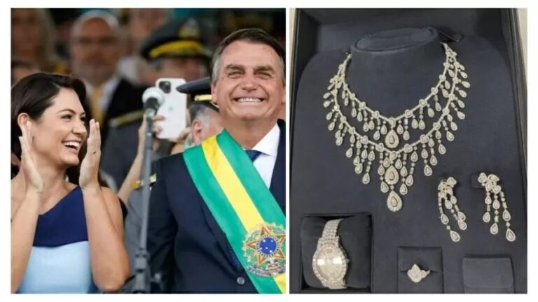 Bolsonaro e Michelle são investigados por esquema de venda de presentes recebidos em agendas oficiais | Foto: Reprodução