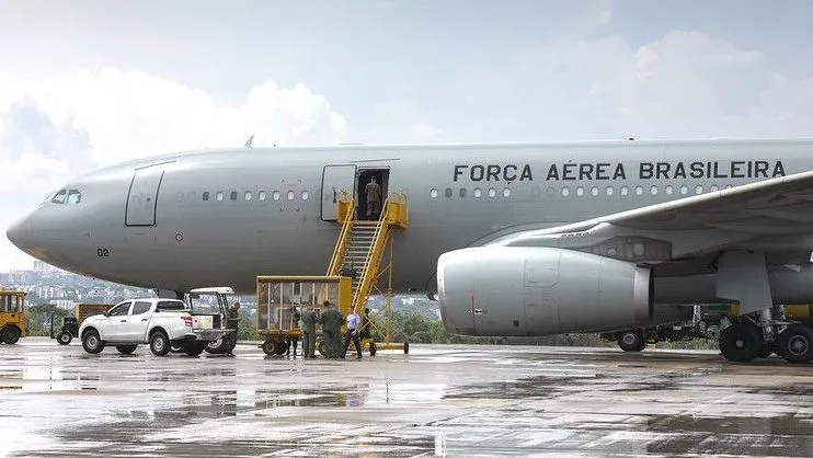 Avião modelo KC-30, da Força Aérea Brasileira (FAB) Crédito: FAB
