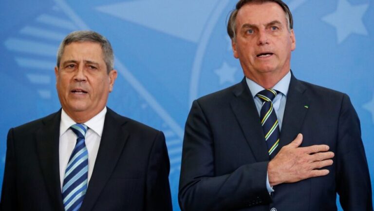 Jair Bolsonaro e Walter Braga Netto
