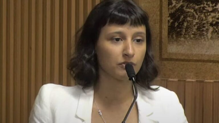 Vereadora Brisa Bracchi (PT) denuncia ameaça de estupro / Foto: reprodução CMN