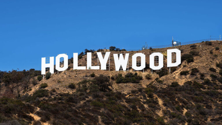 Letreiro de Hollywood atores- Foto: divulgação greve dos roteiristas