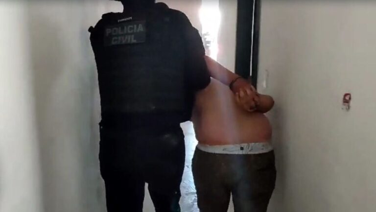 Policiais civis cumpriram um mandado de prisão preventiva, em desfavor de um homem, suspeito de integrar uma organização criminosa / Foto: reprodução