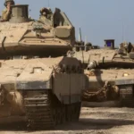 forcas misseis Tanques israelenses perto da fronteira de Gaza 13/10/2023 REUTERS/Violeta Santos Moura