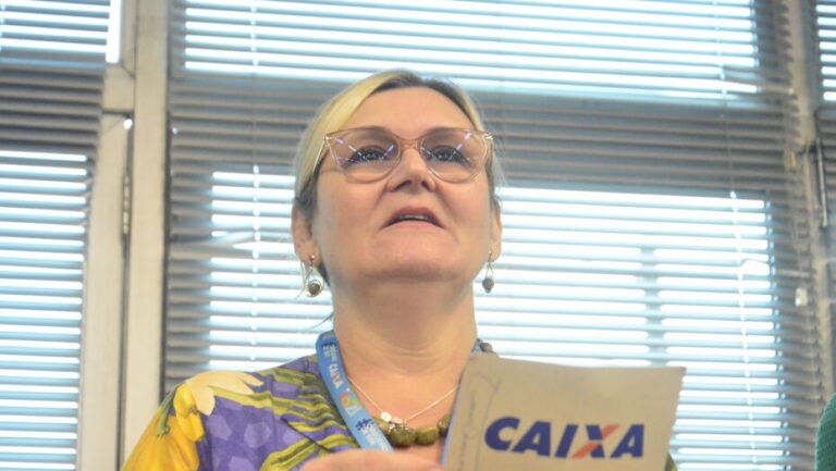Rita Serrano Serrano passou a atuar como presidente da Caixa em janeiro. Foto: José Aldenir/Agora RN.