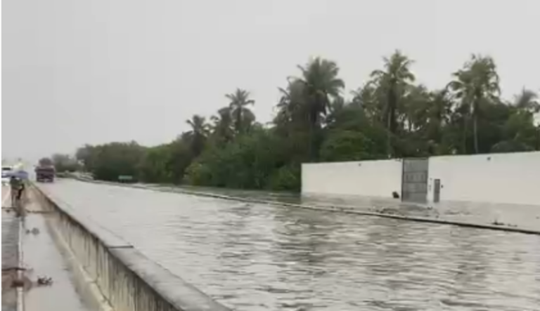 Chuva em São José de Mipibu. Foto: Reprodução.