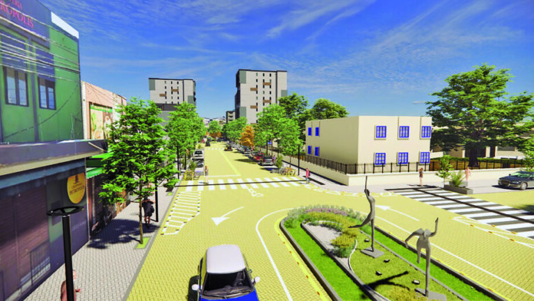 Projeção virtual mostra como Largo do Atheneu, na Zona Leste de Natal, vai ficar; Investimento chega a R$ 7 milhões