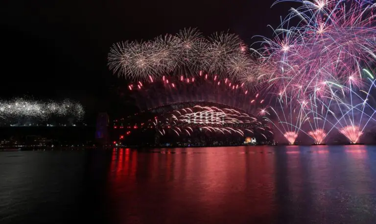 Austrália/celebração do Ano Novo