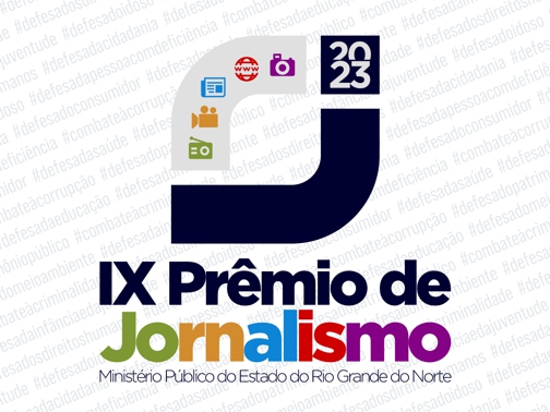 Logo do IX Prêmio de Jornalismo.