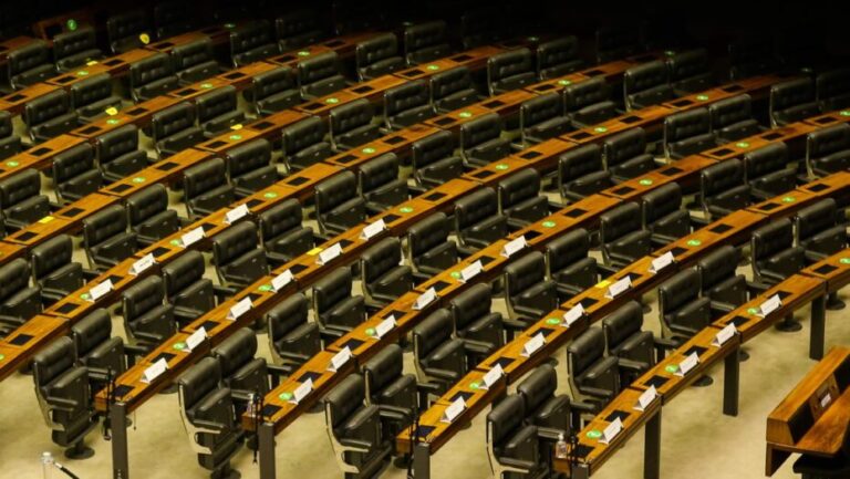 Plenário da Câmara dos Deputados teve ato sobre desoneração da folha- Foto: Reprodução