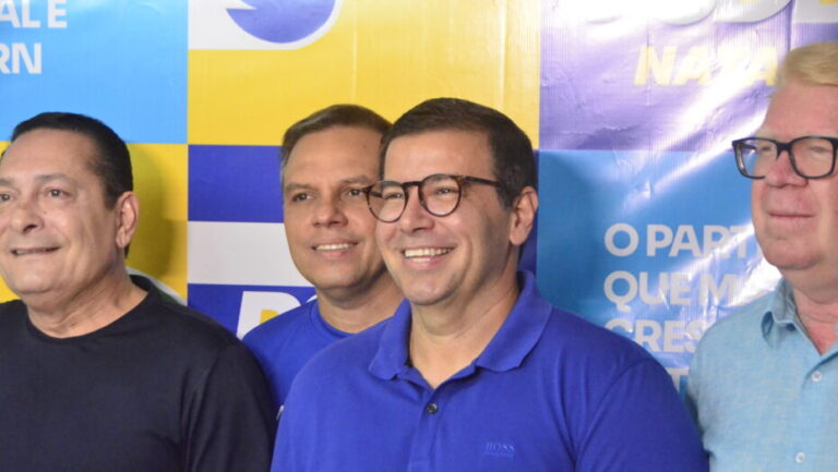 Bruno Giovanni em evento de filiação ao PSDB, em setembro de 2023: ele anunciou que pretende deixar o partido BG