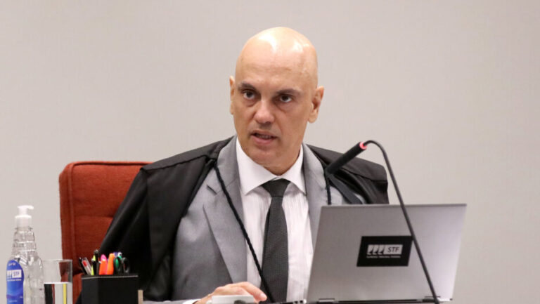 Alexandre de Moraes, relator do caso, no STF. Foto: Gustavo Moreno/STF