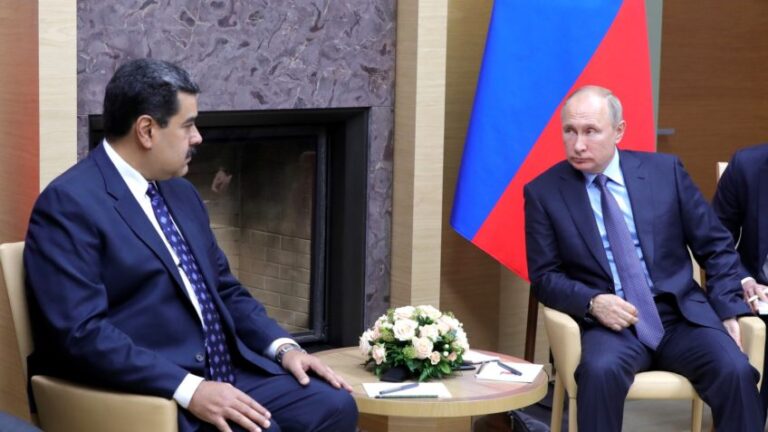 Presidente da Venezuela, Nicolas Maduro, e Vladmir Putim, presidente da Rússia / Foto: reprodução