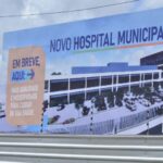 Obras do novo hospital municipal em Natal/RN. Foto: José Aldenir/Agora RN