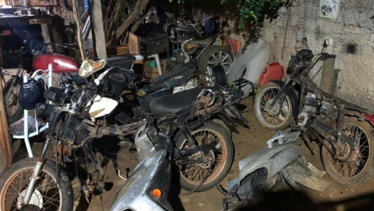 Diversas motos foram encontradas durante a operação / Foto: PMRN