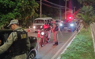 15 motoristas foram autuados e três foram presos em blitz no litoral Sul do RN - Foto: Divulgação/PMRN