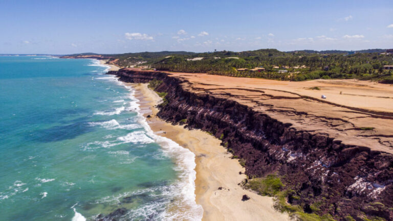 Golfinho é encontrado morto na praia de Pipa, no litoral sul do Rio Grande do Norte - Foto: Emprotur/Divulgação