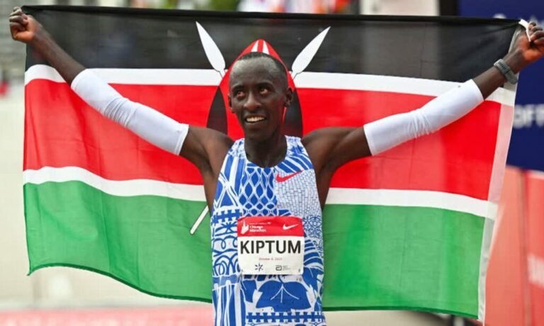 Quênia12/02/2024  O recordista mundial da maratona Kelvin Kiptum morre em um acidente de trânsito no domingo.. Foto Reuters