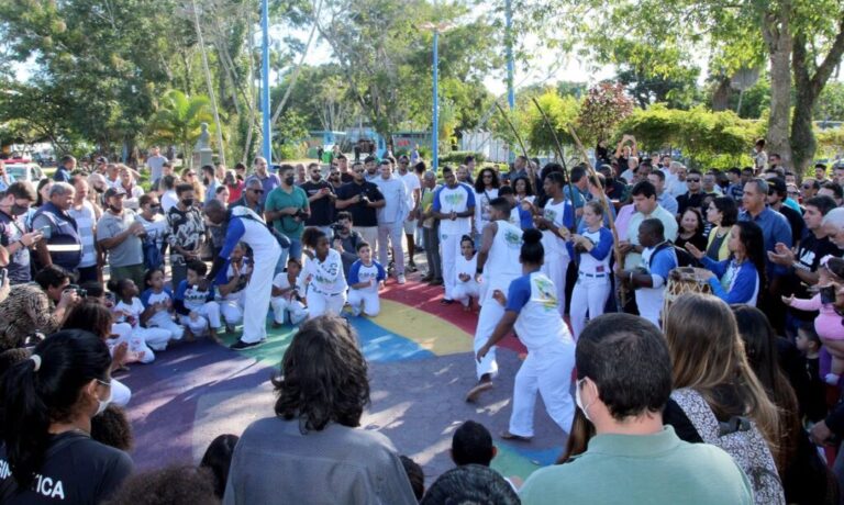 Rio de Janeiro - Cadastro da capoeira nos 92 municípios fluminenses. –  Foto: Leonardo Ferraz/Secec