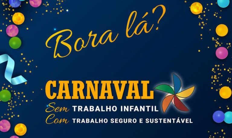 CARNAVAL 2024 - Evento do TRT-1 contra trabalho infantil.. Foto: TRT-1/Divulgação