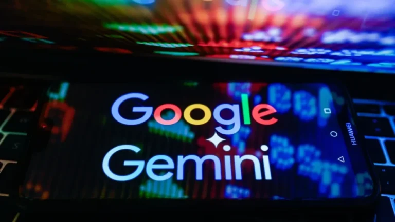 Gemini é a inteligência artificial mais poderosa do Google e agora ganha versão em aplicativo móvel. Crédito: Omar Marques/SOPA Images/LightRocket/GettyImages