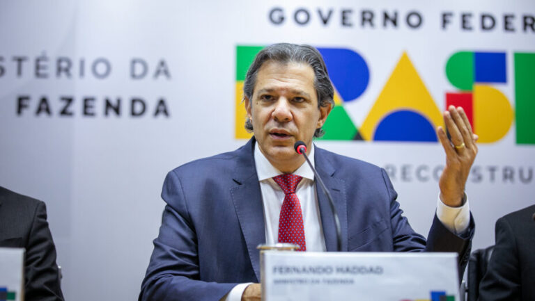 Ministro da Fazenda, Fernando Haddad, defende retomada gradual da oneração. Foto: Washington Costa/MF