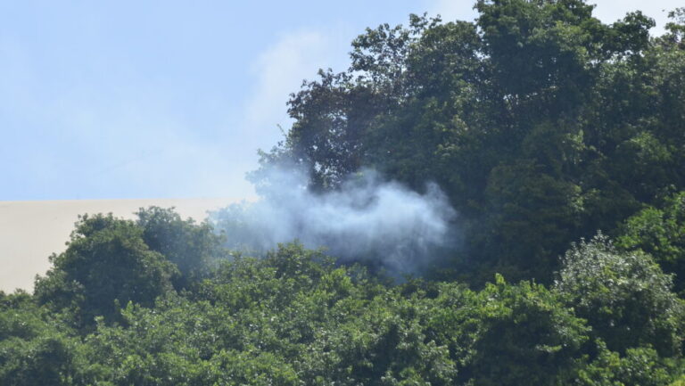 Incêndio no Morro do careca. Foto: José Aldenir/AGORA RN