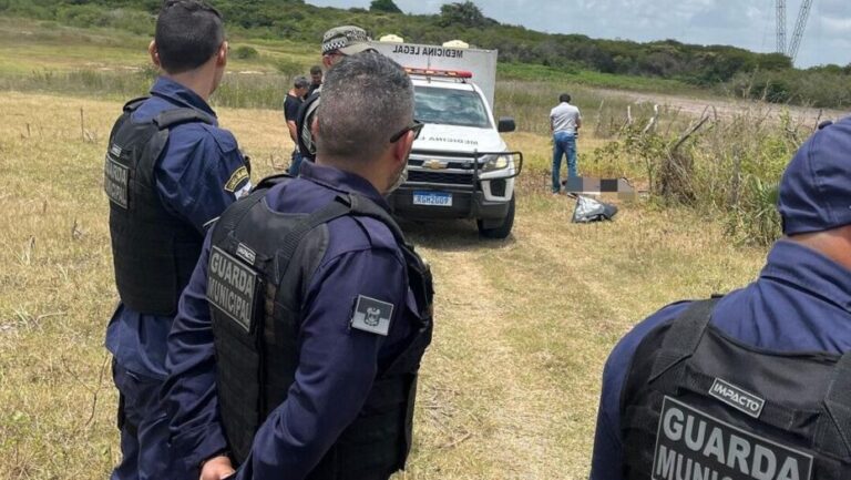 Corpo de homem carbonizado é encontrado em Vera Cruz. Foto: Guarda Municipal de Vera Cruz.