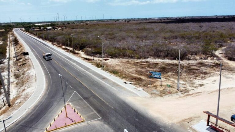 Rodovia RN 401 receberá investimentos através de parceria entre Governo do Estado e 3R Petroleum. Foto: DECOM/Prefeitura de Guamaré.