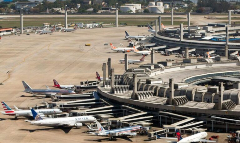 Aeroporto Internacional do Galeão – Rio de Janeiro. Foto: Daniel Basil/Gov Brasil/Wikipedia
