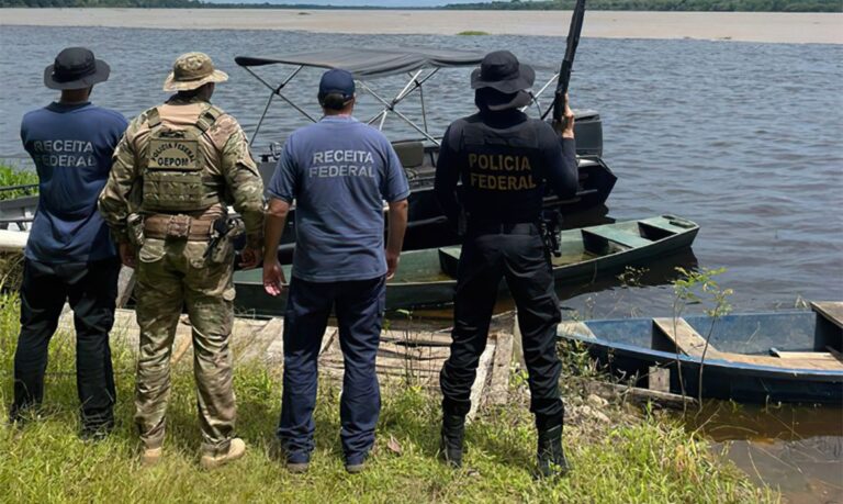 Polícia Federal deflagra Operação Sanctus Terminus de combate a crimes transnacionais. Foto: Polícia Federal/Divulgação