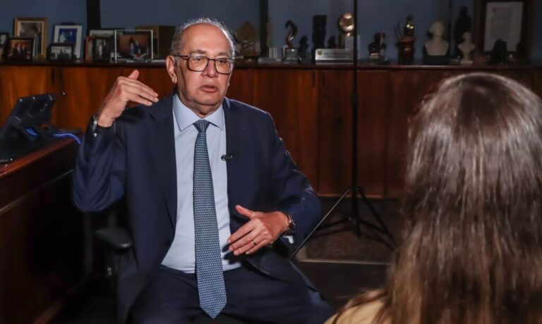 Brasília (DF), 17/03/2024,  O ministro do STF, Gilmar Mendes, durante entrevista exclusiva em seu gabinete.  Foto: Valter Campanato/Agência Brasil