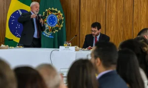 Brasília (DF), 23.04.2024 - Presidente Luiz Inácio Lula da Silva recebe jornalistas em café da manhã no Palácio do Planalto. Foto: Fabio Rodrigues-Pozzebom/Agência Brasil