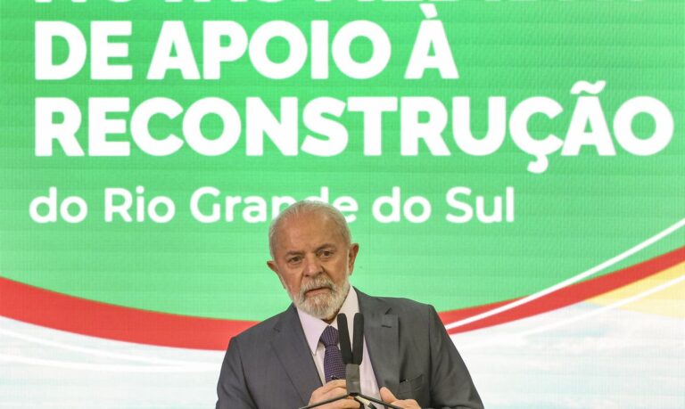 Brasília (DF), 29/05/2024 - O presidente Luiz Inácio Lula da Silva durante anúncio de novas medidas de apoio à população e à reconstrução do Rio Grande do Sul. Foto: Marcelo Camargo/Agência Brasil