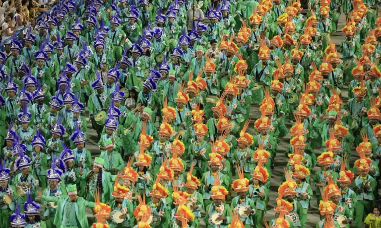 Rio de Janeiro. 13/02/2024. Carnaval 2024  Sambódromo da Marquês de Sapucaí, desfile da Mocidade independente de Padre Miguel.
Foto: Marco Terranova | Riotur