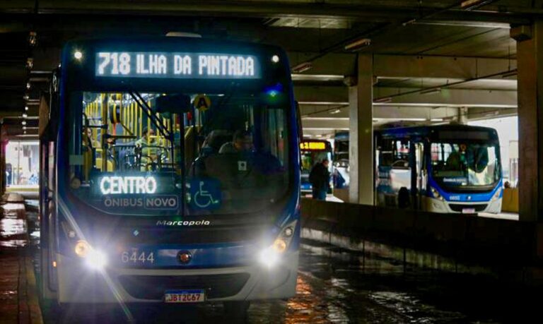 Brasília (DF) 04/06/2024 - Nesta sexta-feira, 7, será retomada a operação dos terminais Visconde de Cairu, Praça Revolução Farroupilha e Júlio de Castilhos, no Centro Histórico de Porto Alegre, com linhas que estavam nos terminais temporários ou desativadas
Foto: Prefeitura de Porto Alegre