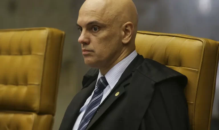 O plenário do Supremo Tribunal Federal (STF) retoma o julgamento de ação direta de inconstitucionalidade (ADI) sobre proibição de programas com sátiras a candidatos. Na foto, o ministro Alexandre de Moraes.