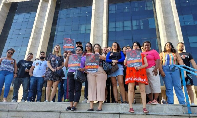 Rio de Janeiro (RJ) 23/08/2024 - Professores querem cumprimento do protocolo de segurança na Maré
Foto: Secretaria Municipal de Ordem Pública/Divulgação