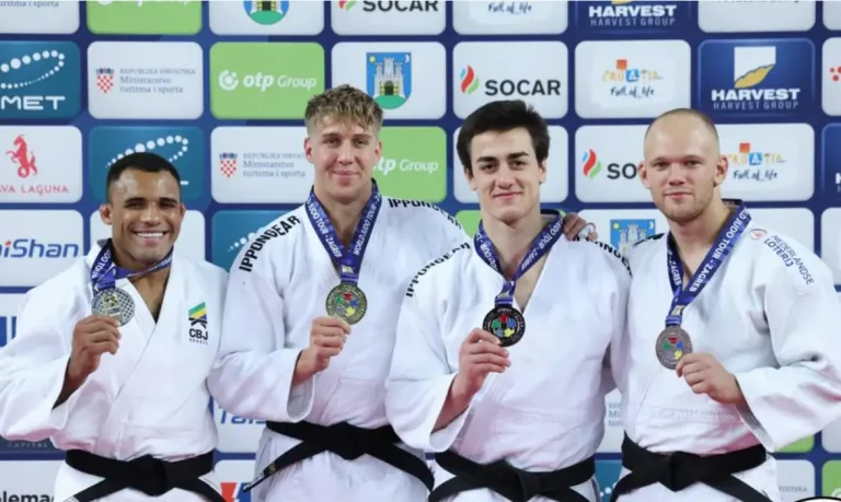 Zagreb, 15/09/2024 - Judocas brasileiros terminam com cinco pódios em Grand Prix de Judô de Zagreb. Foto: Emanuele Di Feliciantonio/IJF