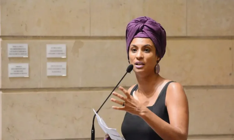 Vereadora Marielle Franco (PSOL) na Câmara de Vereadores do Rio de Janeiro