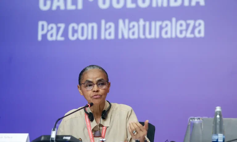 Cali, 29/10/2024 - Ministra do Meio Ambiente, Marina Silva participa de painel na COP16 da Biodiversidade. Foto: Felipe Werneck/MMA