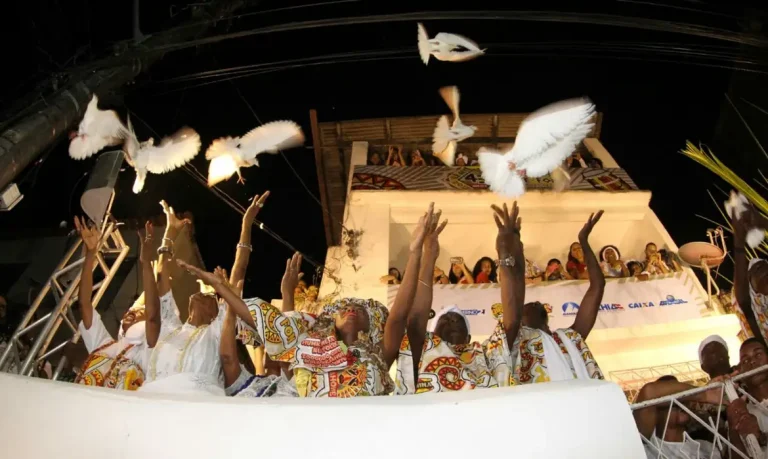 Salvador - O tradicional bloco afro Ilê Ayiê nas ruas da capital baiana  (Mateus Pereira/Gov-BA)