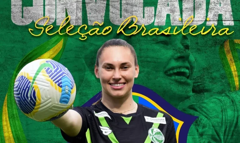 Cláudia, goleira do Juventude, é convocada pela primeira vez para a seleção brasileira feminina, em 12/11/2024