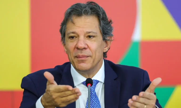 Brasília (DF) 27/11/2024 O ministro da Fazenda, Fernando Haddad, durante coletiva para explicar o pacote de corte gastos do governo Foto: Fabio Rodrigues-Pozzebom/ Agência Brasil