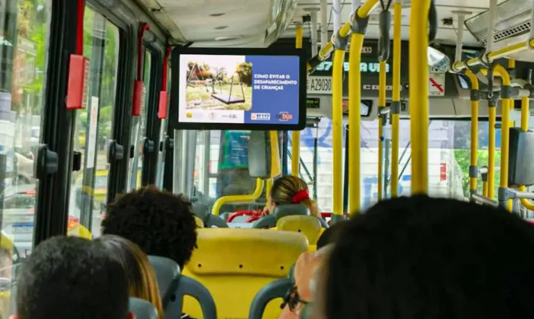 Rio de Janeiro (RJ) 24/12/2023 - Rio faz campanha em ônibus para prevenir desaparecimento de crianças
Foto: Prefeitura Rio de Janeiro/Divulgação