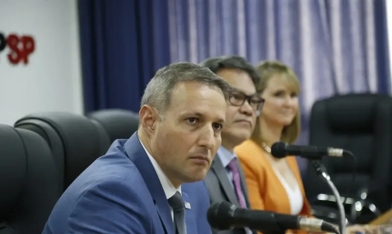 São Paulo (SP) 09/04/2024 - Coletiva de imprensa no Ministério Público (MPSP) sobre a