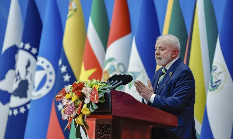 Presidente da República, Luiz Inácio Lula da Silva, Sessão de abertura do IV Fórum CELAC-China. China National Convention Center II, Pequim - China.  Foto - Ricardo Stuckert / PR