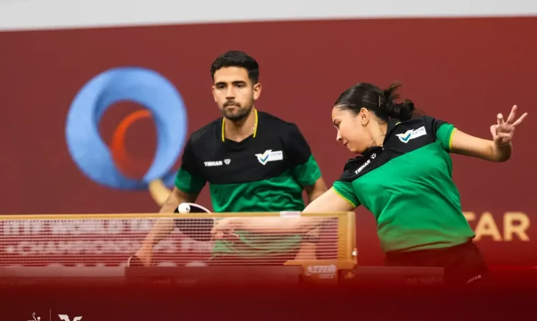 Guilherme Teodoro e Giulia Takahashi avançam às oitavas se duplas do Mundial de tênis de mesa - em 19/05/2025