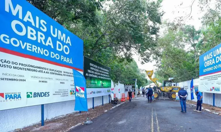 Belém (PA), 18/05/2025 - O Governo do Pará assinou a Ordem de Serviço para o início das obras de prolongamento e duplicação da Rua da Marinha, no bairro da Marambaia. Foto: Bruno Cruz/Agência Pará